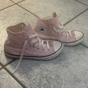 Converse Kids High-Top Sneakers - Light Pink